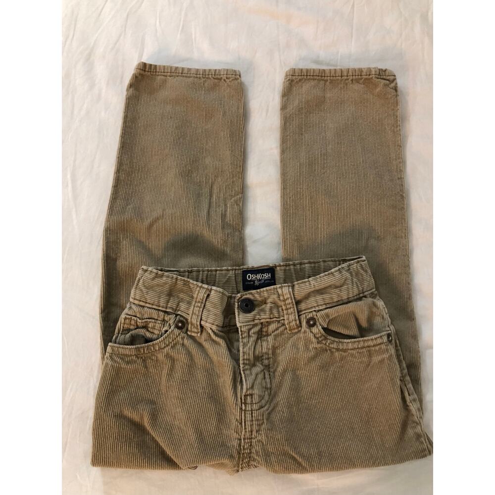 OshKosh B'gosh boys khaki tan corduroy pants Size 6